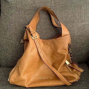 Michael Kors camel colored handbag